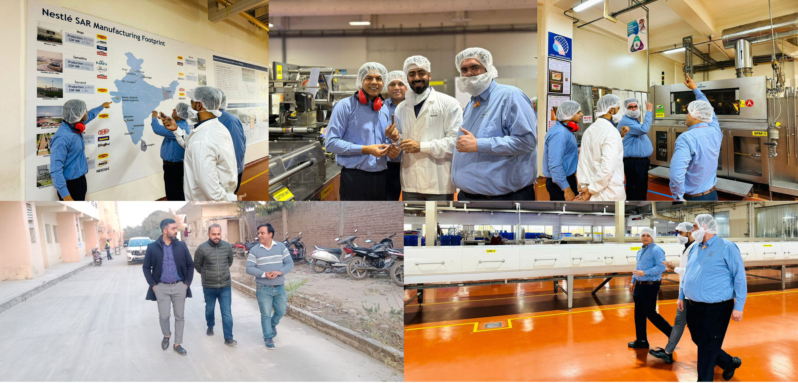 Deputy Commissioner inspected Nestle and Lovin Care cosmetic companies